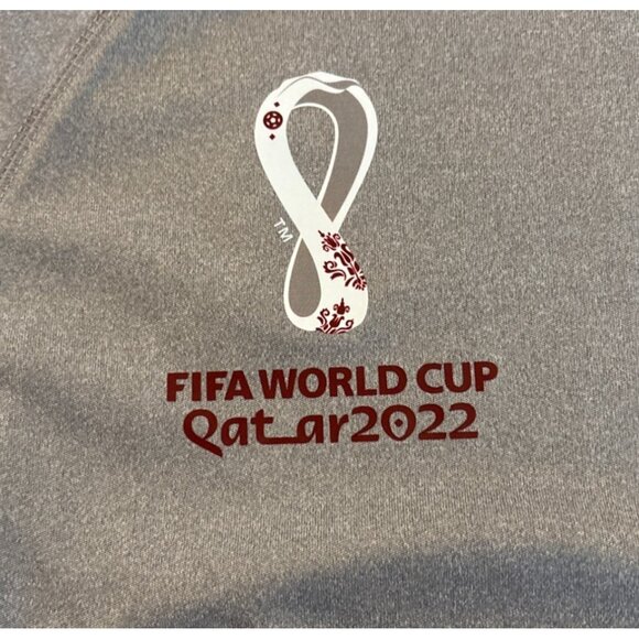 FIFA World Cup Qatar 2022 Netherlands Licensed Gray & White Mens T-Shirt Large - Picture 3 of 8